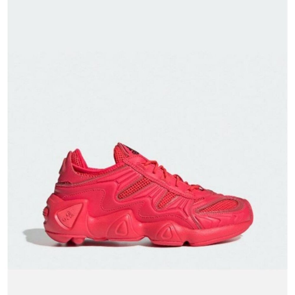 Adidas FYW S-97 Shock Red Hot Pink Sneakers Women's Size 8.5 Athletic Shoes EUC